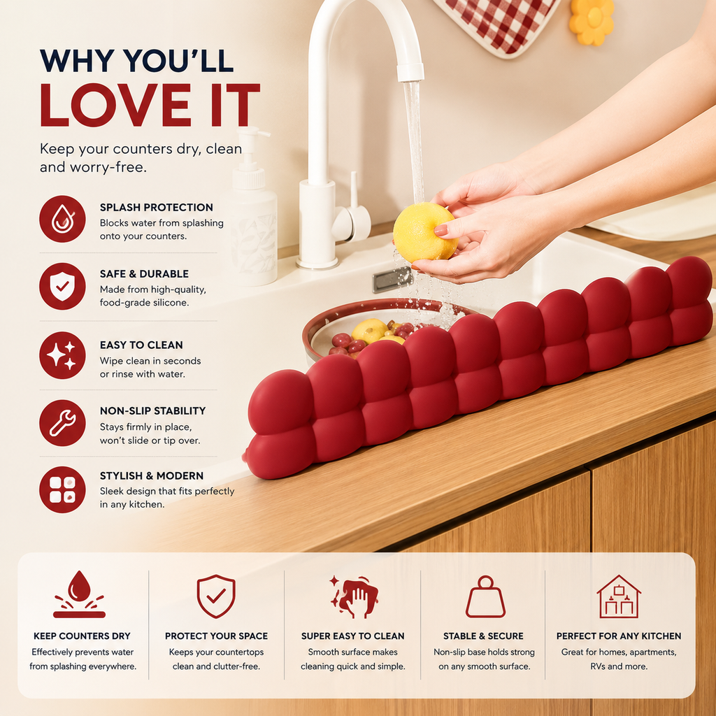Sink Water Stopper Strip