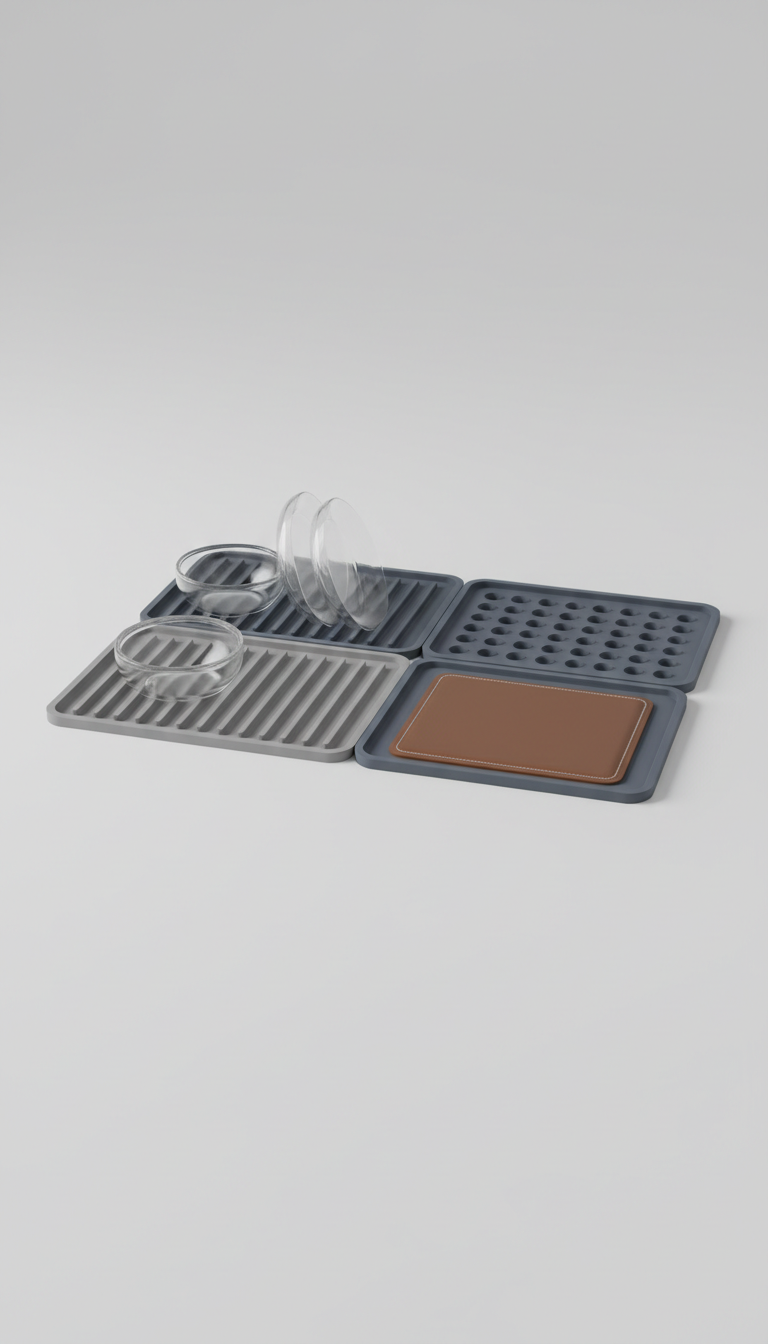 Silicone Dish Drying Pad on countertop